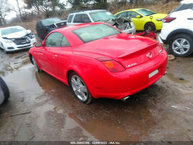 2005 LEXUS SC 430 VIN: JTHFN48Y950069501