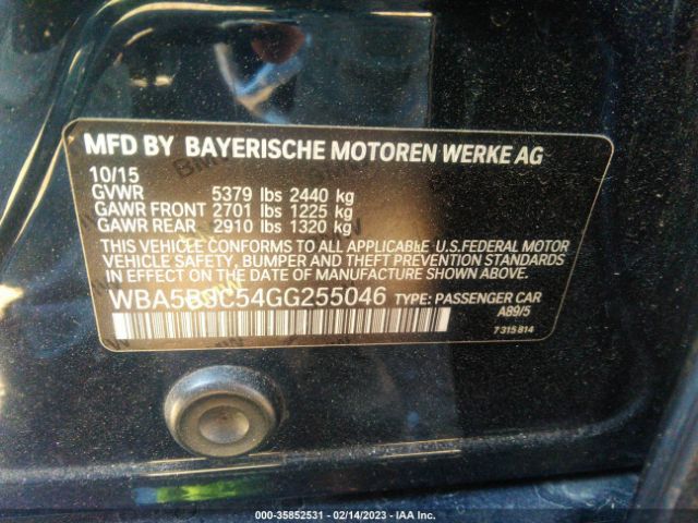 WBA5B3C54GG255046 BMW 535i Xdrive