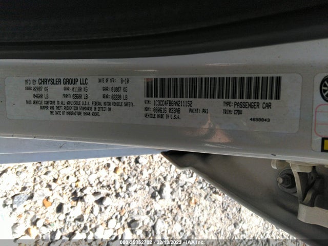 Chrysler Sebring 2010 1C3CC4FB6AN211152 Image 10
