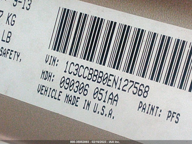 Chrysler 200 Touring 2014 1C3CCBBB0EN127568 Image 9