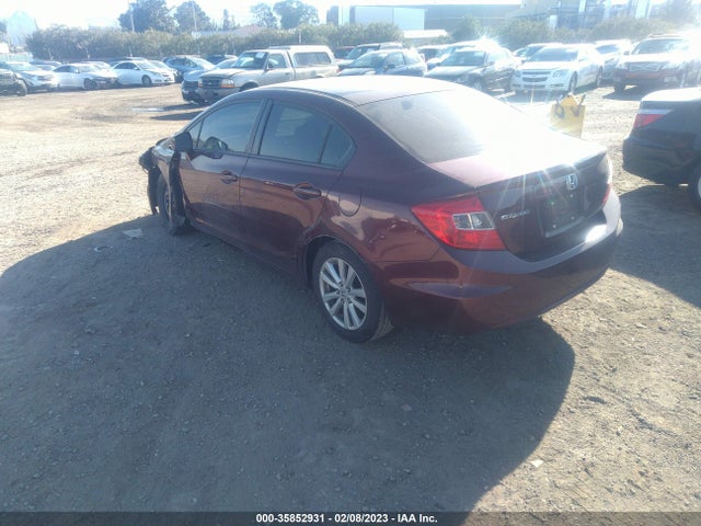2012 HONDA CIVIC SDN EX VIN: 19XFB2F87CE303642