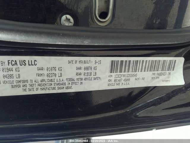 Dodge DART SE 2016 1C3CDFAA1GD530545 Image 10
