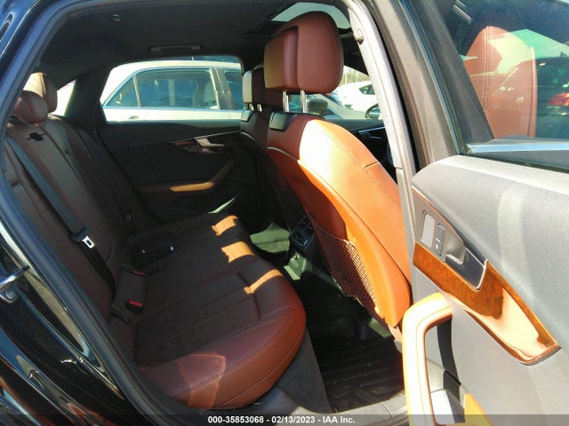 2019 AUDI A4 PREMIUM VIN: WAUDNAF49KA053695