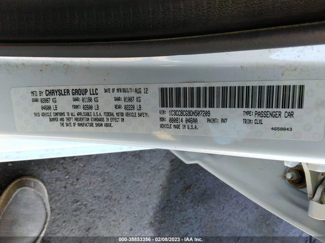 Chrysler 200 Limited 2013 1C3CCBCG9DN507209 Image 10