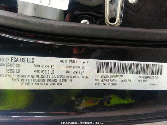 Dodge Charger Sxt 2016 2C3CDXJG5GH293720 Image 9