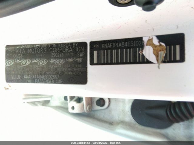 KNAFX4A84E5102667 KIA FORTE EX