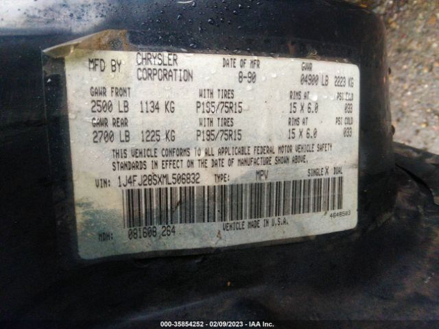 1J4FJ28SXML506832 Jeep Cherokee
