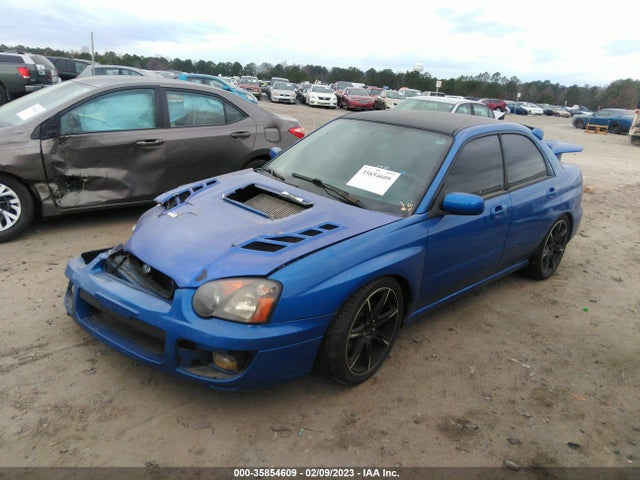 2004 SUBARU IMPREZA SEDAN WRX VIN: JF1GD29684H501737