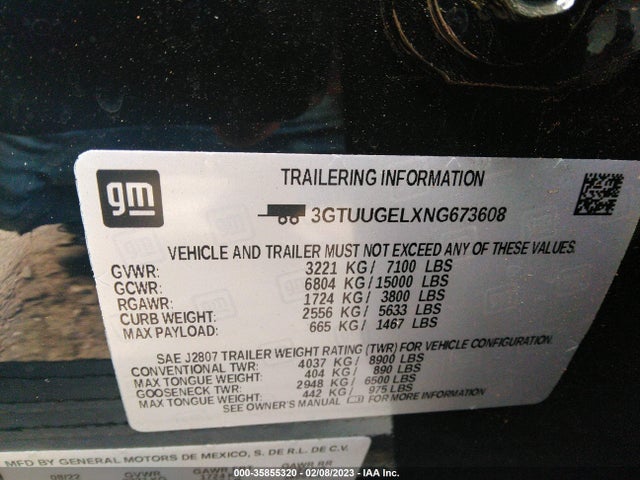 GMC Sierra 1500 Denali 2022 3GTUUGELXNG673608 Image 9
