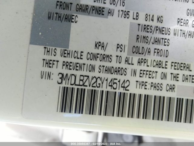 3MYDLBZV2GY145142 Scion IA