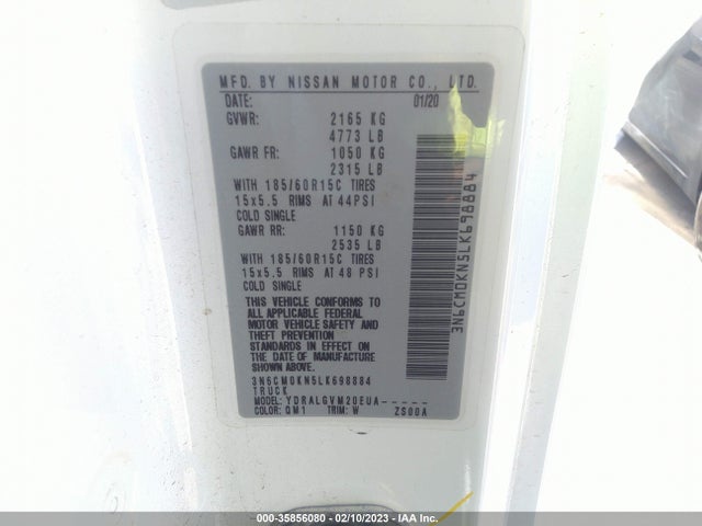 2020 Nissan NV 200, VIN: 3N6CM0KN5LK698884
