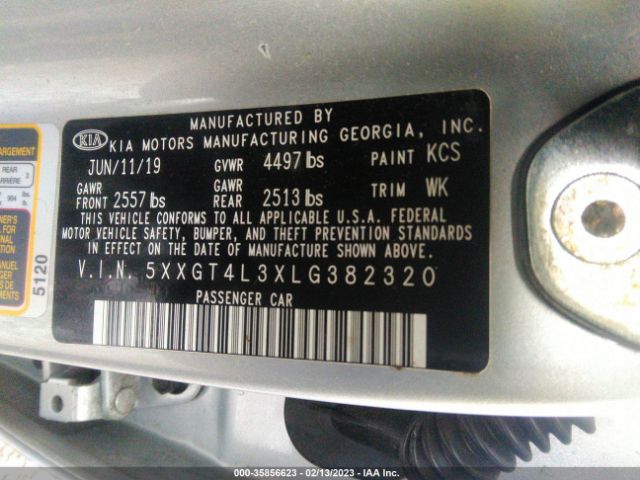 5XXGT4L3XLG382320 KIA Optima Lx