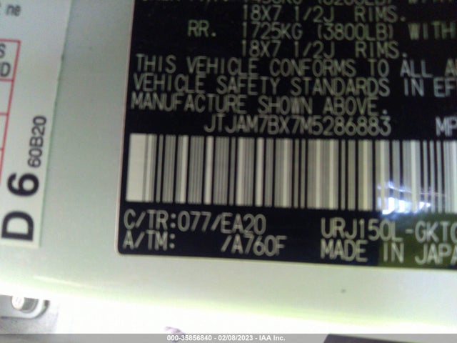 JTJAM7BX7M5286883 Lexus Gx Gx 460 Premium
