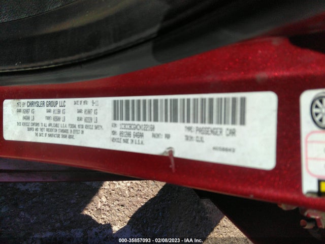 Chrysler 200 Limited 2012 1C3CCBCGXCN122160 Image 10