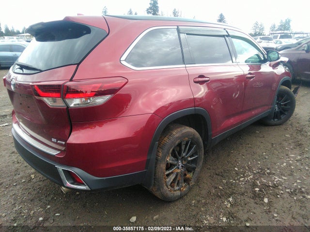 Toyota Highlander Se/xle 2019 5TDJZRFH9KS578917 Image 4
