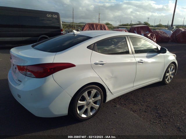 2012 HYUNDAI ELANTRA LIMITED VIN: 5NPDH4AE4CH134187