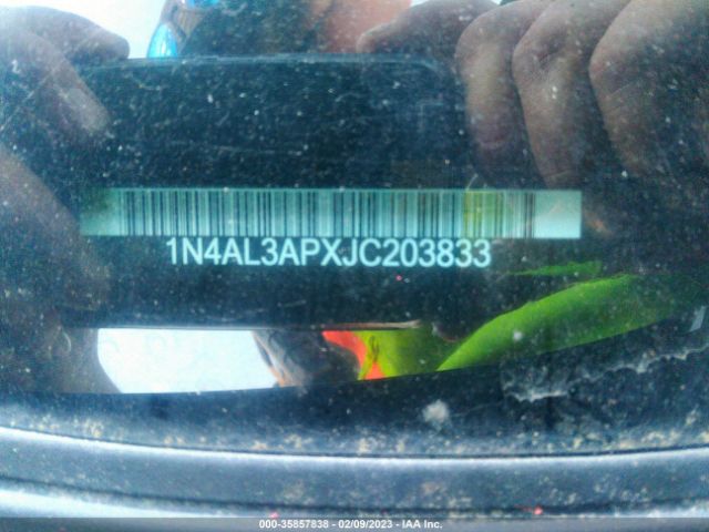 1N4AL3APXJC203833 Nissan Altima 2.5 Sl