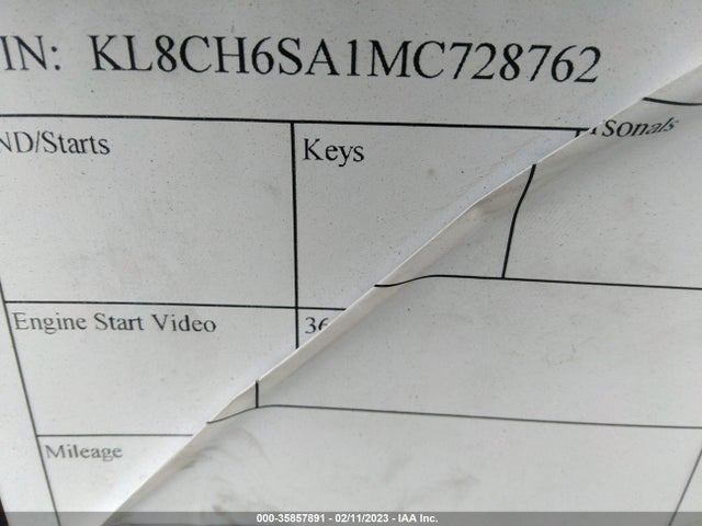 Chevrolet Spark Activ 2021 KL8CH6SA1MC728762 Image 9