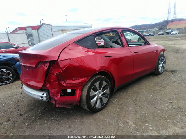 2022 TESLA MODEL Y LONG RANGE VIN: 7SAYGAEE1NF342481