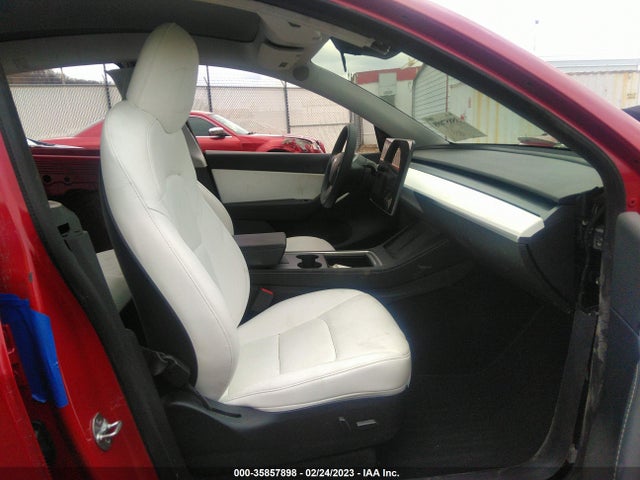 2022 TESLA MODEL Y LONG RANGE VIN: 7SAYGAEE1NF342481