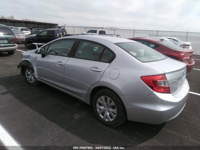 2012 HONDA CIVIC SDN LX VIN: 19XFB2F51CE043857
