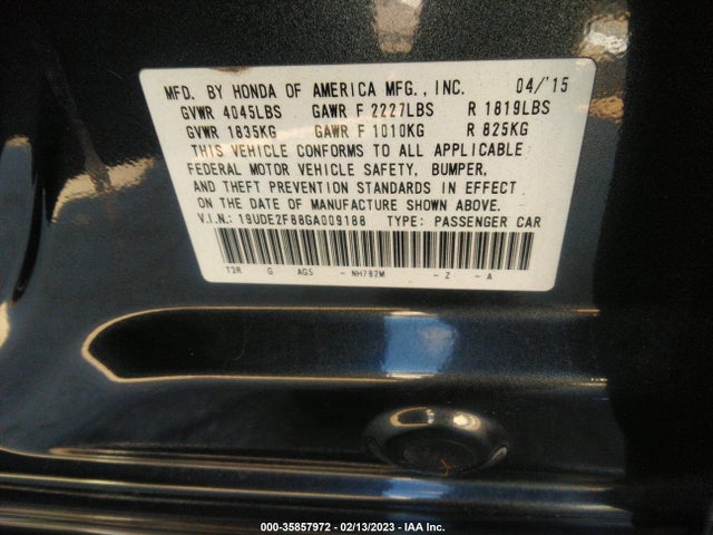 2016 Acura ILX, VIN: 19UDE2F88GA009188