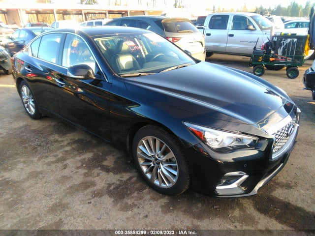 2021 Infiniti Q50 3.0t Luxe მანქანა იყიდება აუქციონზე, vin: JN1EV7BR3MM754104, აუქციონის ნომერი: 35858299