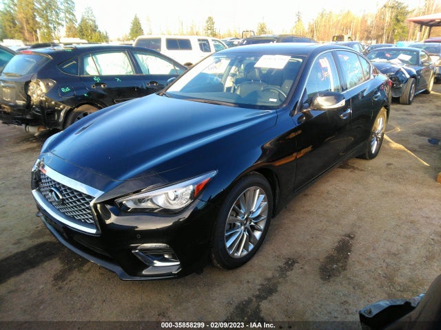 2021 Infiniti Q50 3.0t Luxe მანქანა იყიდება აუქციონზე, vin: JN1EV7BR3MM754104, აუქციონის ნომერი: 35858299