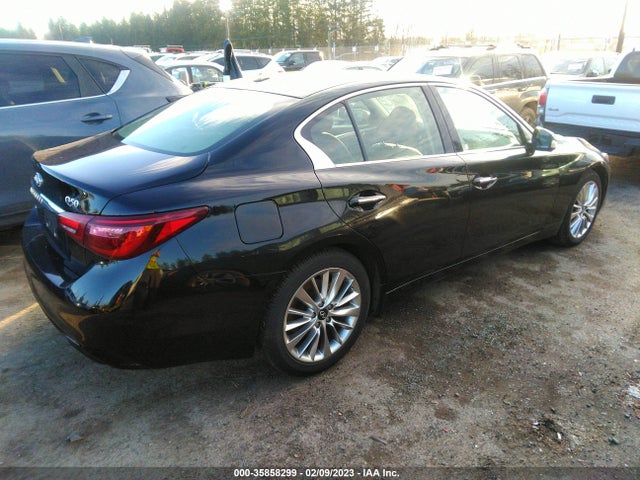 2021 Infiniti Q50 3.0t Luxe მანქანა იყიდება აუქციონზე, vin: JN1EV7BR3MM754104, აუქციონის ნომერი: 35858299