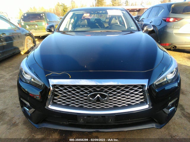 2021 Infiniti Q50 3.0t Luxe მანქანა იყიდება აუქციონზე, vin: JN1EV7BR3MM754104, აუქციონის ნომერი: 35858299