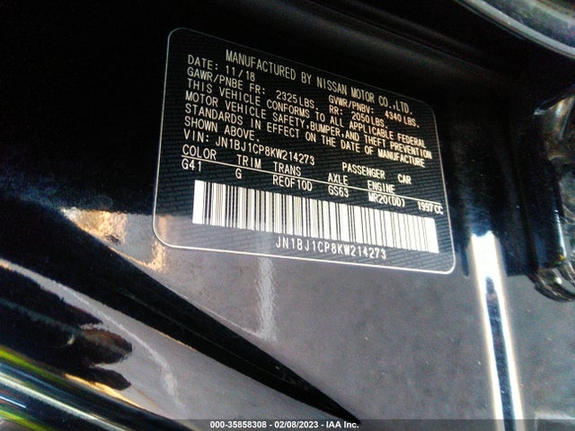 2019 Nissan Rogue, VIN: JN1BJ1CP8KW214273