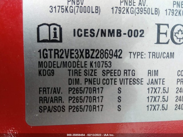 GMC Sierra 1500 Sle 2011 1GTR2VE3XBZ286942 Image 10