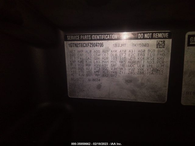 1GTN2TECXFZ904706 GMC SIERRA 1500