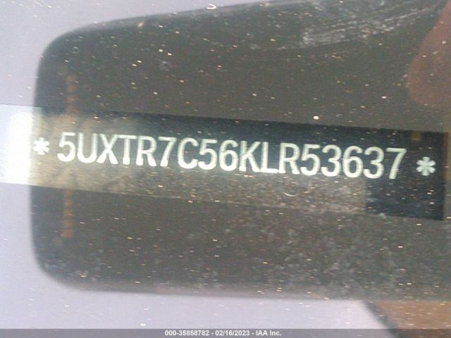 5UXTR7C56KLR53637 BMW X3 Sdrive30i