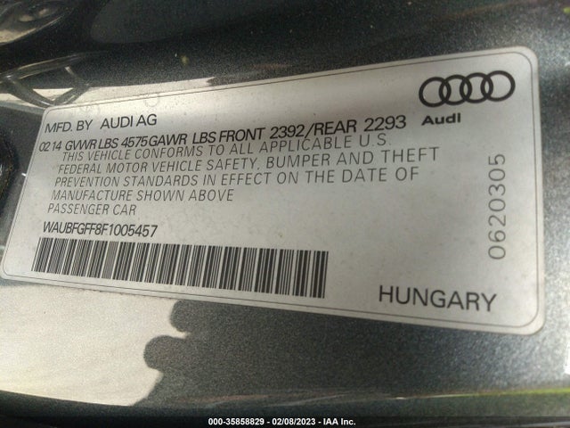 WAUBFGFF8F1005457 Audi S3/a3 2.0t Premium