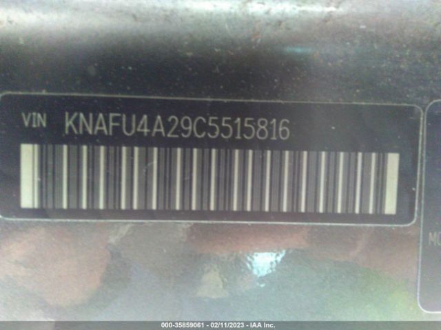 KNAFU4A29C5515816 KIA FORTE EX