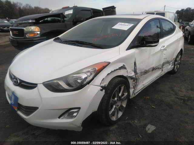 2013 HYUNDAI ELANTRA LIMITED PZEV VIN: 5NPDH4AE3DH423000