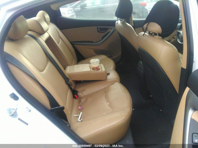 2013 HYUNDAI ELANTRA LIMITED PZEV VIN: 5NPDH4AE3DH423000