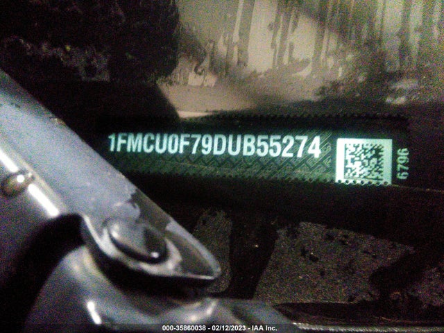 2013 FORD ESCAPE S VIN: 1FMCU0F79DUB55274