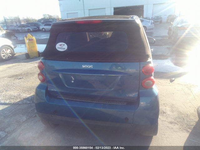 2008 SMART FORTWO PASSION VIN: WMEEK31X78K204566