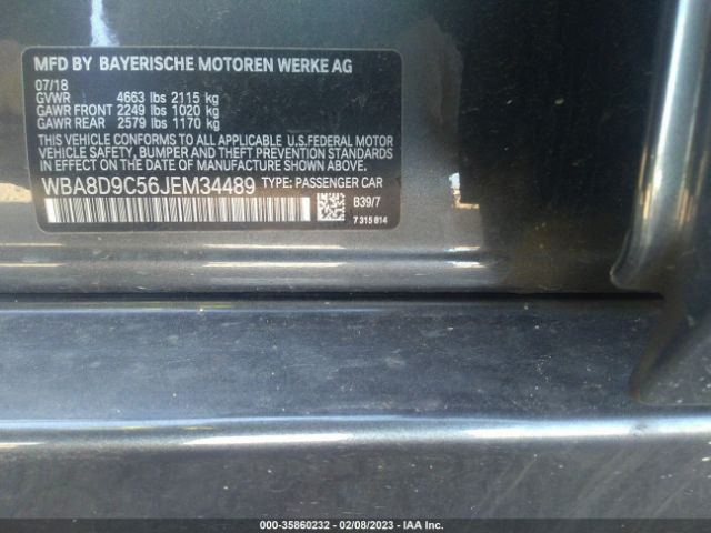 WBA8D9C56JEM34489 BMW 3 Series 330i Xdrive