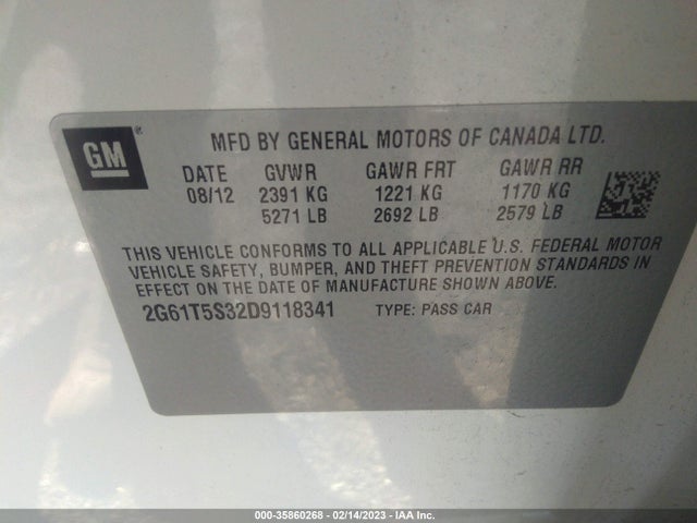 Cadillac Xts Premium 2013 2G61T5S32D9118341 Image 11