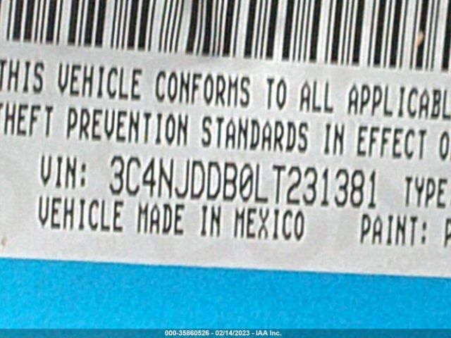 3C4NJDDB0LT231381 Jeep Compass Trailhawk