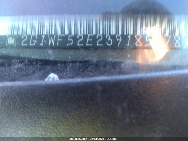 2003 CHEVROLET IMPALA VIN: 2G1WF52E239185878