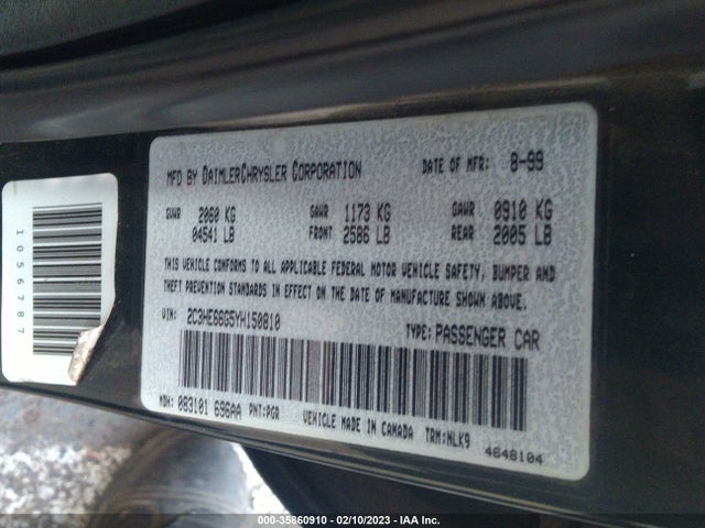 2C3HE66G5YH150810 Chrysler 300M