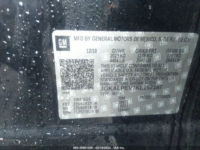 3GKALPEV7KL252167 GMC Terrain Slt