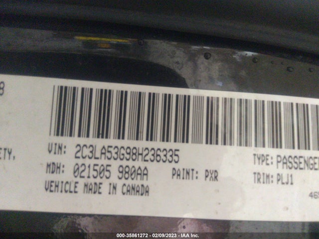 2C3LA53G98H236335 Chrysler 300 Touring