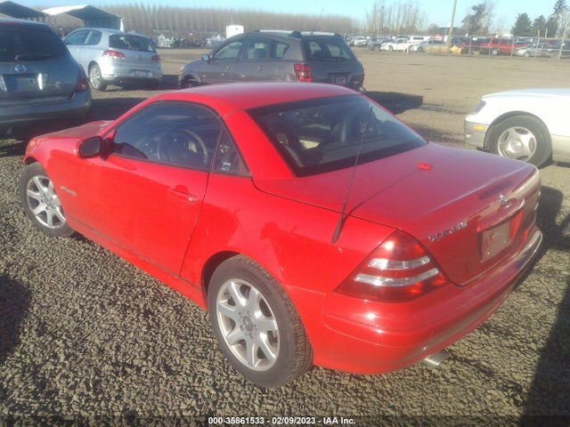 2002 MERCEDES-BENZ SLK-CLASS 2.3L KOMPRESSOR VIN: WDBKK49F72F251503
