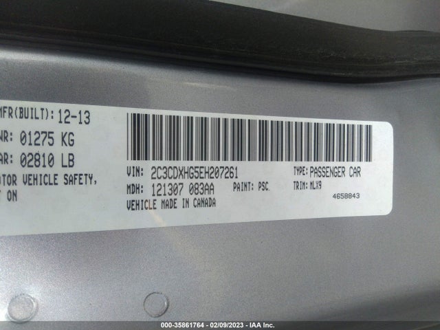 Dodge Charger Sxt Plus 2014 2C3CDXHG5EH207261 Image 9