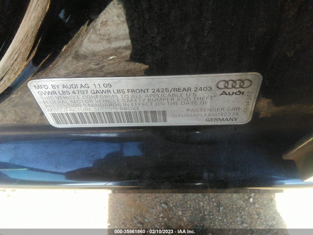 WAUAFAFLXAN032773 Audi A4 2.0t Premium